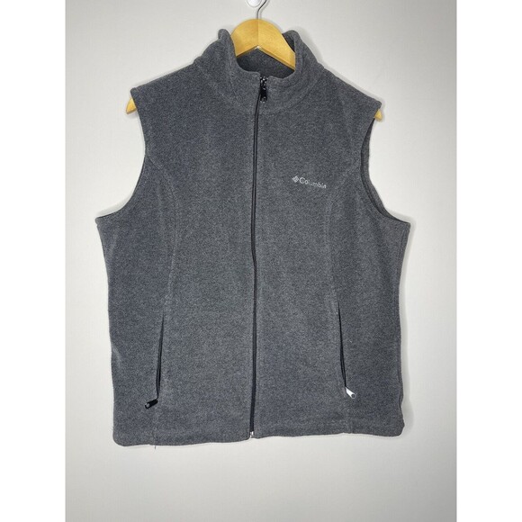 Columbia Other - COLUMBIA Men's Steens Mountain Fleece Vest Charcoal Gray Size XL